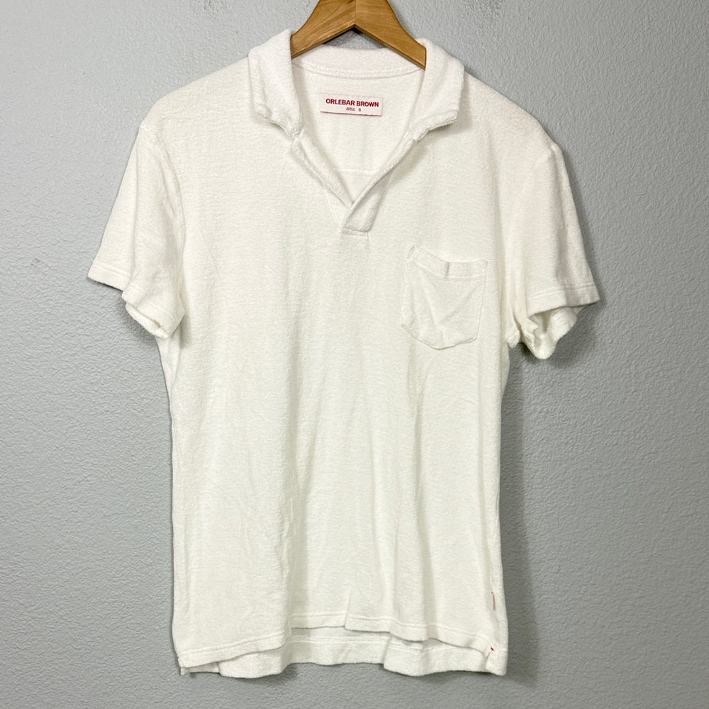 Orlebar‎ Brown Men's Terry Towelling Resort Polo